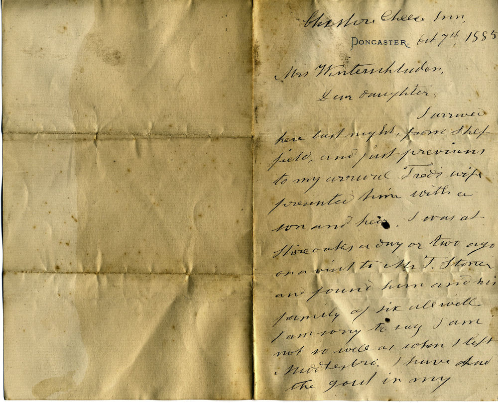 1885 Letter [side A]