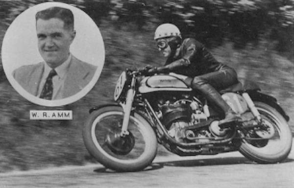 Ray Amm 1953 T.T. riding Norton