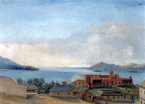 View from St.Thomas towards Christianfort by Fred Visby